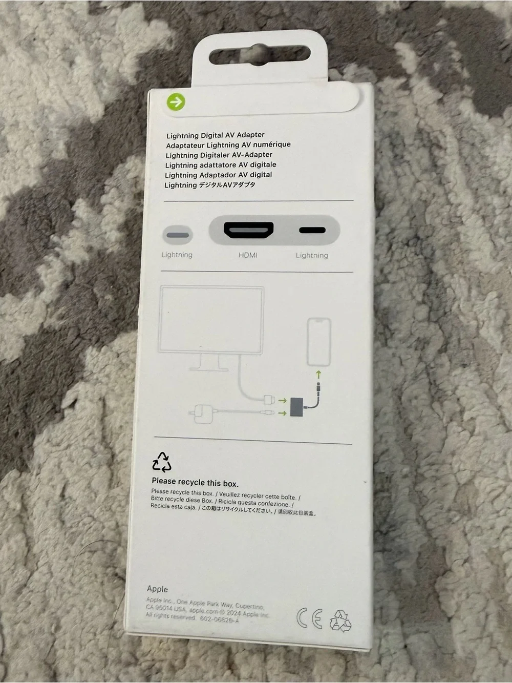 APPLE Lightening to Digital AV Adapter